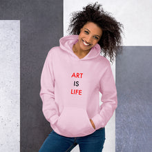 Load image into Gallery viewer, Art Is Life//Unisex Hoodie+
