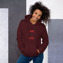 Load image into Gallery viewer, Art Is Life//Unisex Hoodie+
