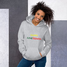 Load image into Gallery viewer, Juneteenth//Unisex Hoodie+
