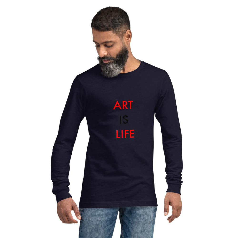 Art Is Life//Unisex Long Sleeve Tee