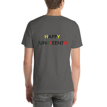 Load image into Gallery viewer, Juneteenth//Short-Sleeve Unisex T-Shirt
