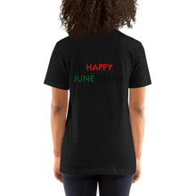 Load image into Gallery viewer, Juneteenth//Short-Sleeve Unisex T-Shirt
