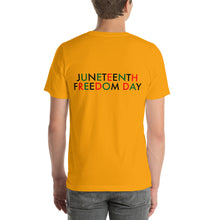 Load image into Gallery viewer, Juneteenth//Short-Sleeve Unisex T-Shirt

