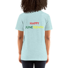 Load image into Gallery viewer, Juneteenth//Short-Sleeve Unisex T-Shirt
