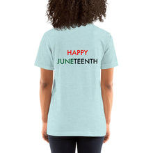 Load image into Gallery viewer, Juneteenth//Short-Sleeve Unisex T-Shirt
