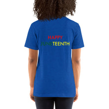 Load image into Gallery viewer, Juneteenth//Short-Sleeve Unisex T-Shirt
