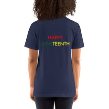Load image into Gallery viewer, Juneteenth//Short-Sleeve Unisex T-Shirt
