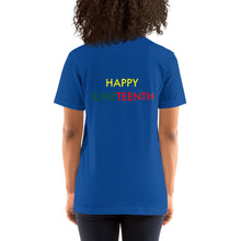 Load image into Gallery viewer, Juneteenth//Short-Sleeve Unisex T-Shirt
