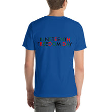 Load image into Gallery viewer, Juneteenth//Short-Sleeve Unisex T-Shirt

