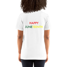 Load image into Gallery viewer, Juneteenth//Short-Sleeve Unisex T-Shirt
