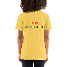 Load image into Gallery viewer, Juneteenth//Short-Sleeve Unisex T-Shirt
