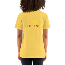 Load image into Gallery viewer, Juneteenth//Short-Sleeve Unisex T-Shirt

