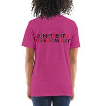 Load image into Gallery viewer, Juneteenth//Short sleeve t-shirt
