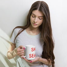 Load image into Gallery viewer, Shred Season//White glossy mug
