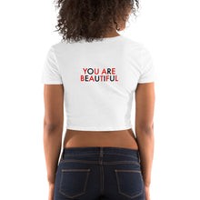 Load image into Gallery viewer, You Are Beautiful//Women’s Crop Tee
