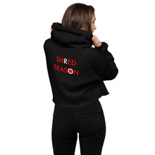 Load image into Gallery viewer, Shred Season//Crop Hoodie
