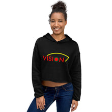 Load image into Gallery viewer, Juneteenth//Crop Hoodie
