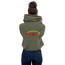 Load image into Gallery viewer, Juneteenth//Crop Hoodie
