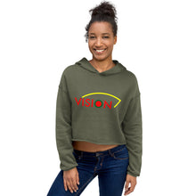Load image into Gallery viewer, Juneteenth//Crop Hoodie
