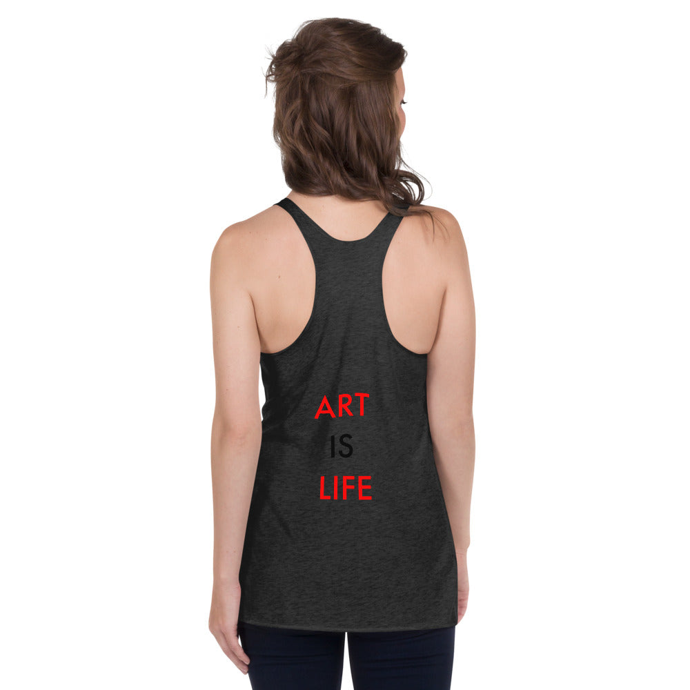Art Is Life//Women's Racerback Tank